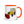 The Tractors Mugs Store Orange JCB 3CX White Cabin 2WD Mug with Color Inside Quality Farmers Merch