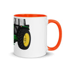 The Tractors Mugs Store Orange John Deere 3050 2WD 2.0 Mug with Color Inside Quality Farmers Merch