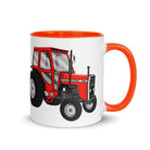 The Tractors Mugs Store Orange Massey Ferguson 265 Mug with Color Inside Quality Farmers Merch