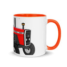 The Tractors Mugs Store Orange Massey Ferguson 698T 2.0 Mug with Color Inside Quality Farmers Merch