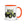 The Tractors Mugs Store Orange MB Trac 1300 Mug with Color Inside Quality Farmers Merch