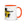 The Tractors Mugs Store Orange New Holland CR Combine Harvester (2004) 2.0 Mug with Color Inside Quality Farmers Merch