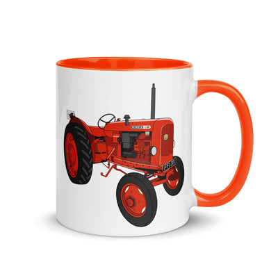 The Tractors Mugs Store Orange Nuffield 4 60 Mug with Color Inside Quality Farmers Merch