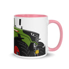 The Tractors Mugs Store Pink Fendt 728 Vario 20 Mug with Color Inside Quality Farmers Merch