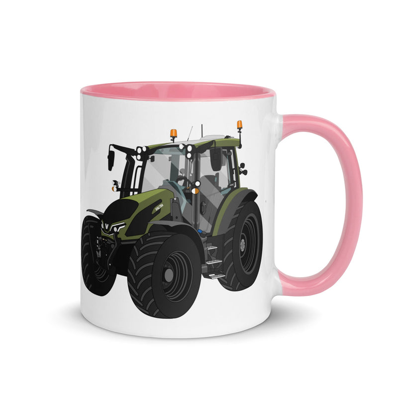 The Tractors Mugs Store Pink Valtra G 135 Versus Mug with Color Inside Quality Farmers Merch