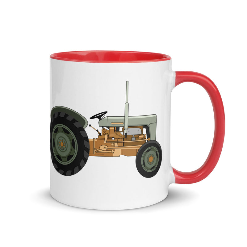 The Tractors Mugs Store Red Ferguson 35 Copper Belly Mug with Color Inside Quality Farmers Merch