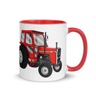 The Tractors Mugs Store Red Massey Ferguson 265 Mug with Color Inside Quality Farmers Merch
