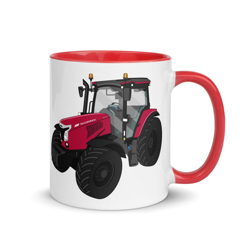 The Tractors Mugs Store Red McCormick X6.414 P6-Drive Mug with Color Inside Quality Farmers Merch