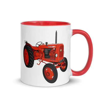 The Tractors Mugs Store Red Nuffield 4 60 Mug with Color Inside Quality Farmers Merch