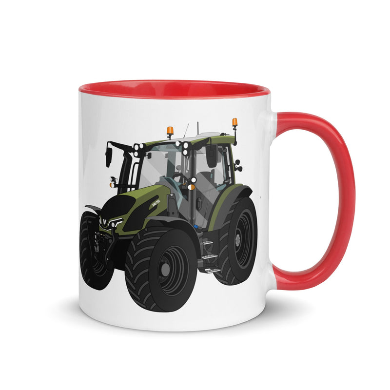 The Tractors Mugs Store Red Valtra G 135 Versus Mug with Color Inside Quality Farmers Merch