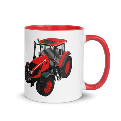 The Tractors Mugs Store Red Zetor Crystal HD 170 Mug with Color Inside Quality Farmers Merch