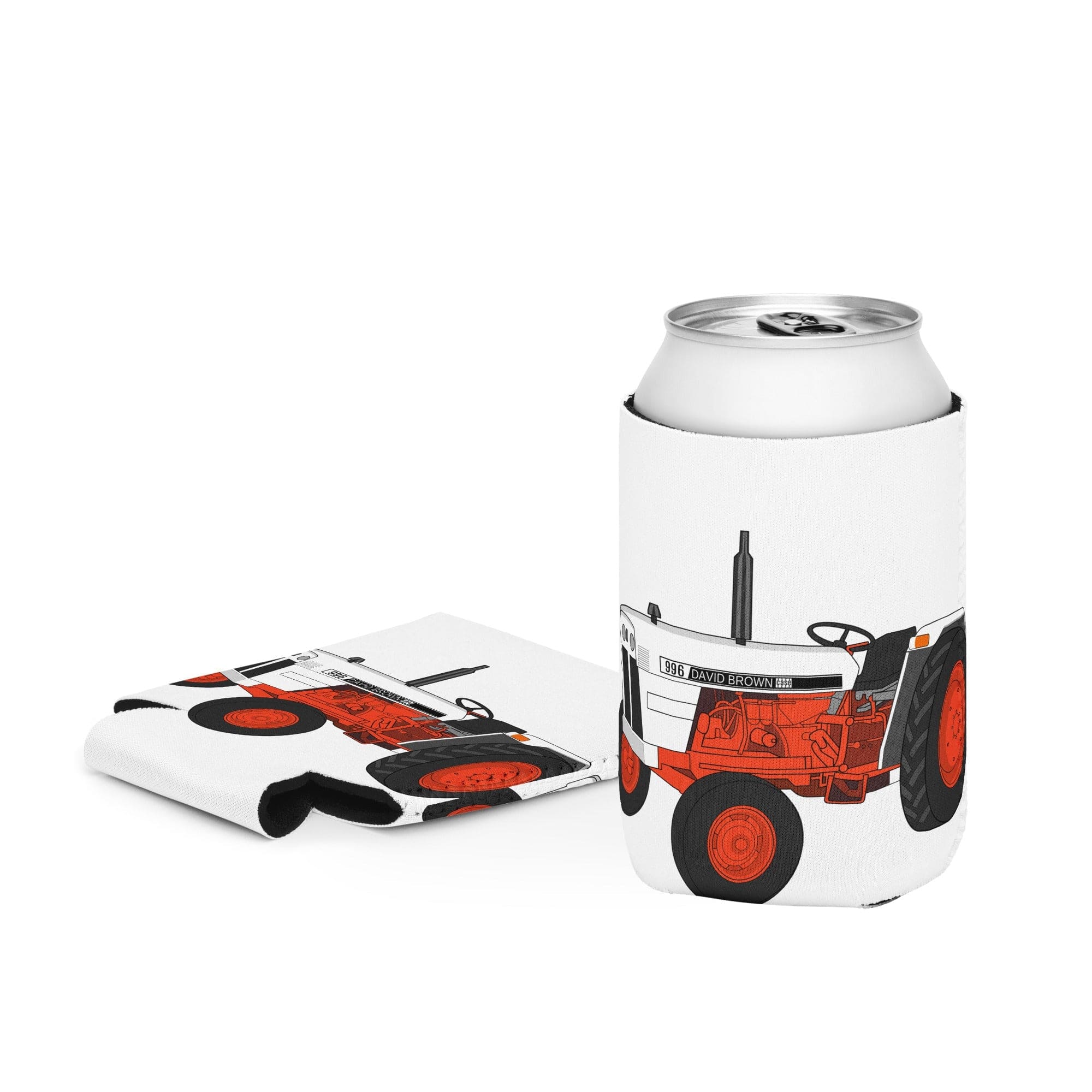 The Tractors Mugs Store Regular 12 oz Case David Brown 996 (1974) Can cooler Quality Farmers Merch