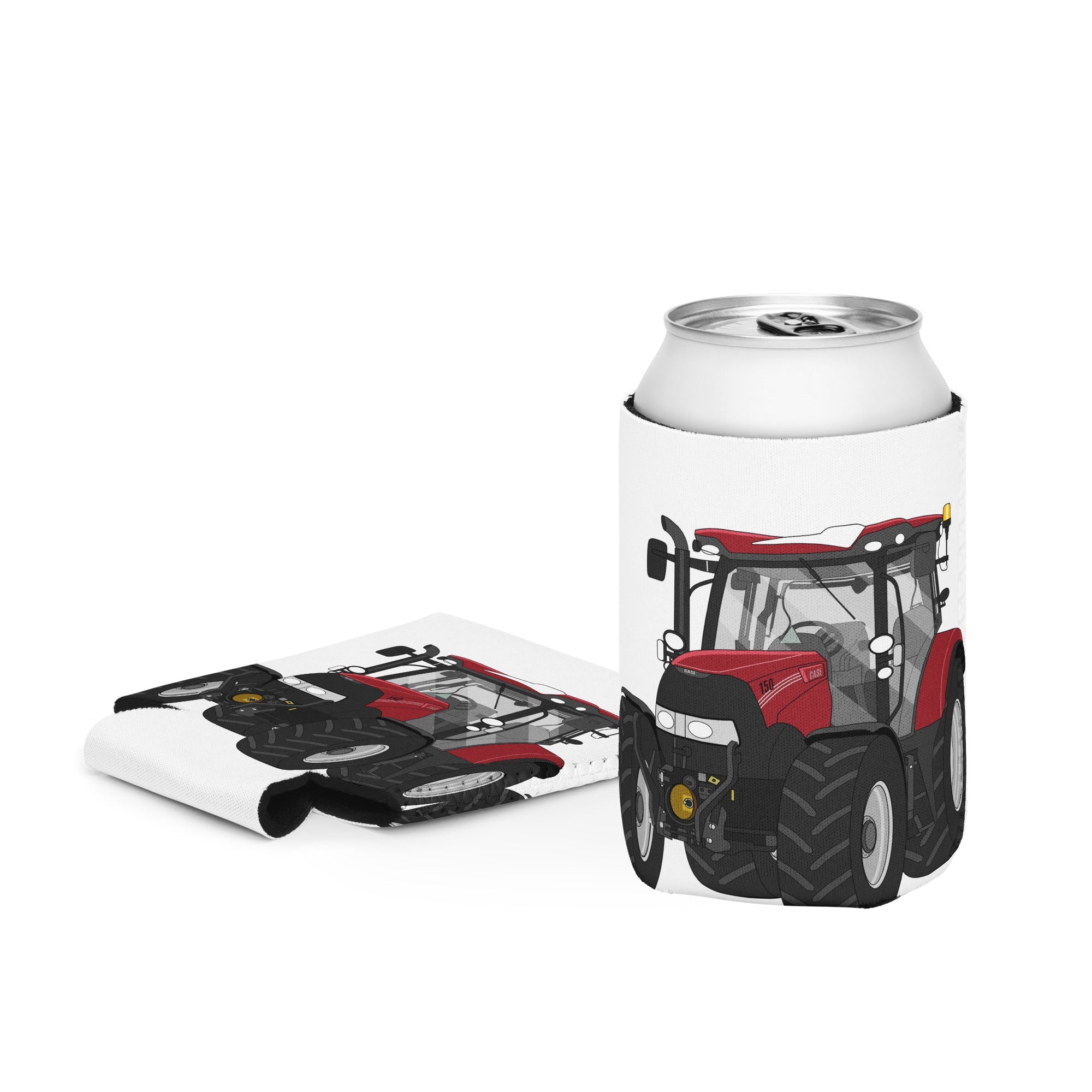 The Tractors Mugs Store Regular 12 oz Case IH Maxxum 150 Activedrive 8 Can cooler Quality Farmers Merch