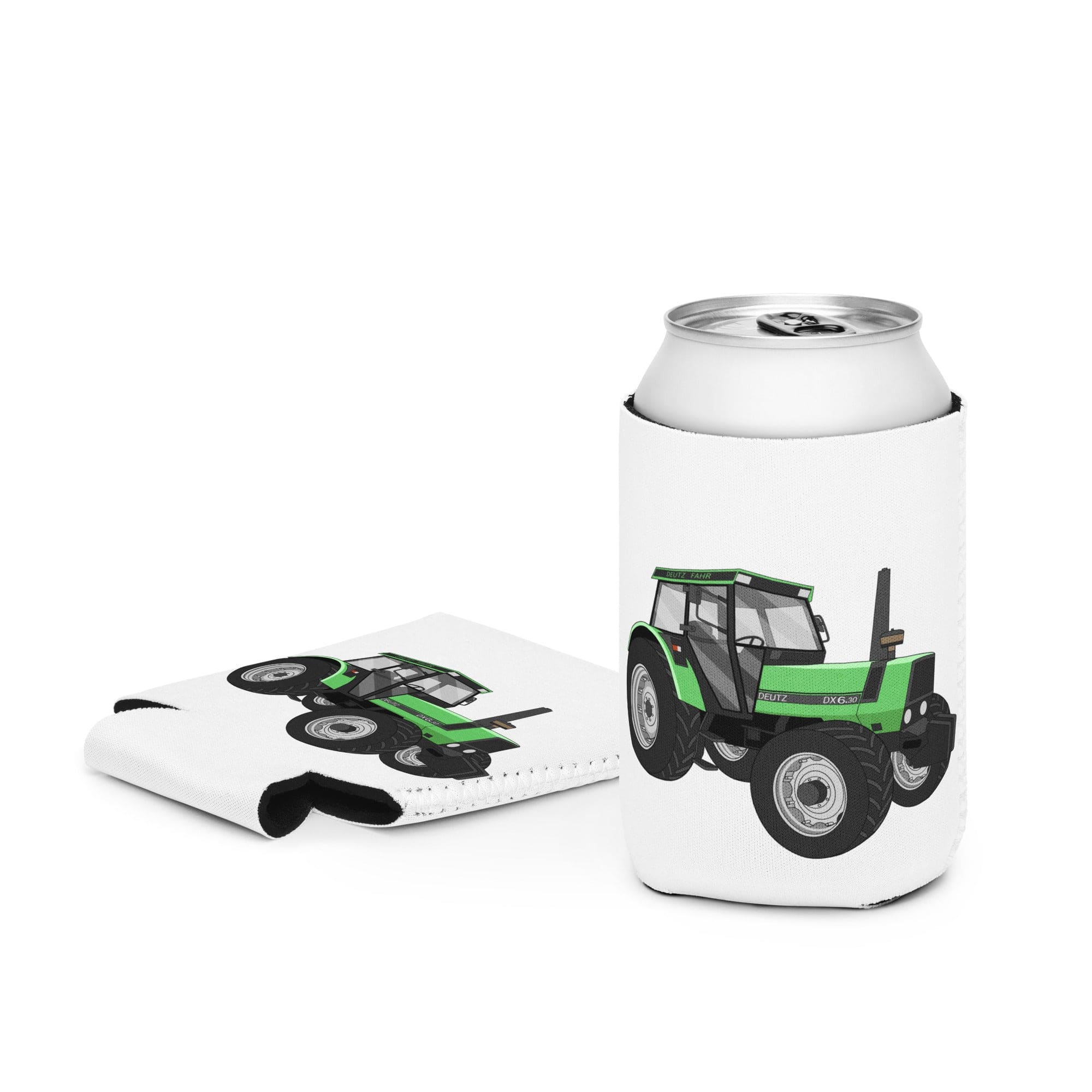 The Tractors Mugs Store Regular 12 oz Deutz Fahr DX 6.30 Can cooler Quality Farmers Merch