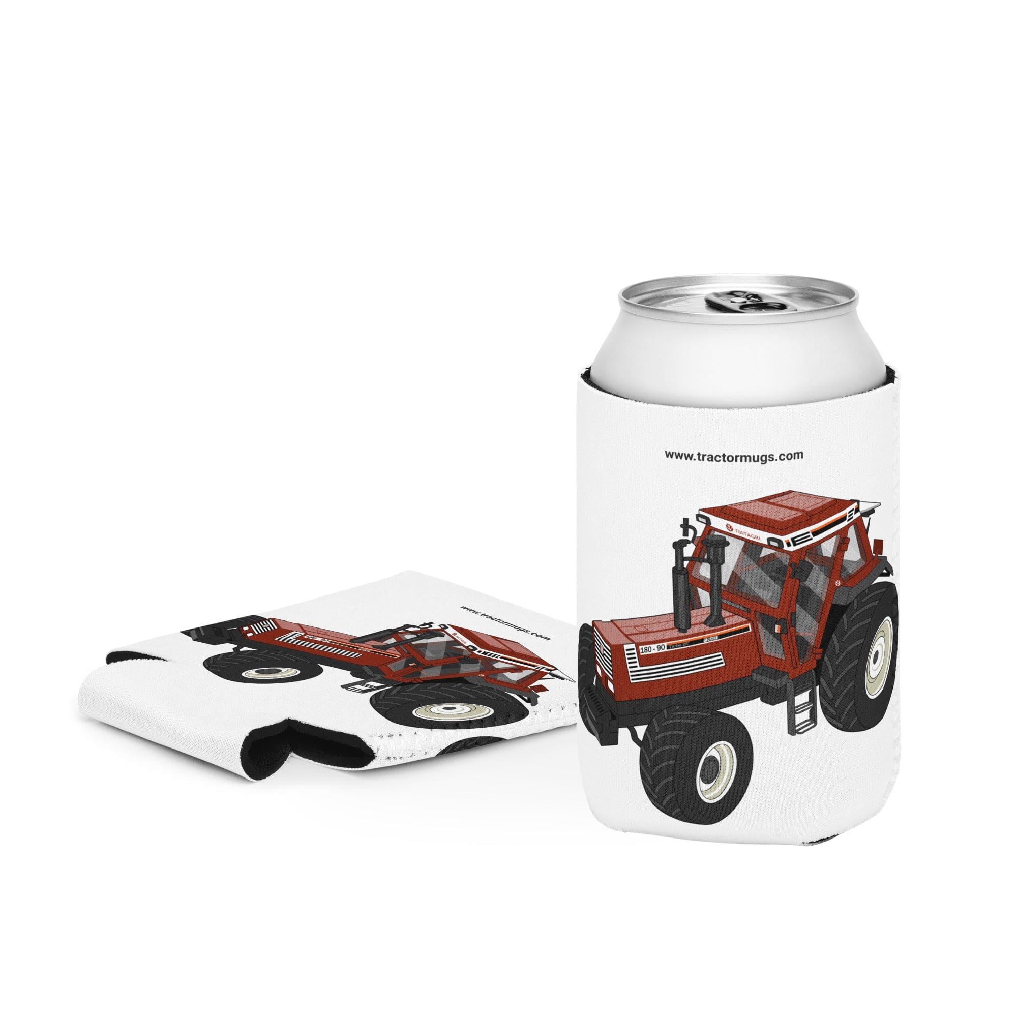 The Tractors Mugs Store Regular 12 oz Fiat 180-90 Can cooler Quality Farmers Merch