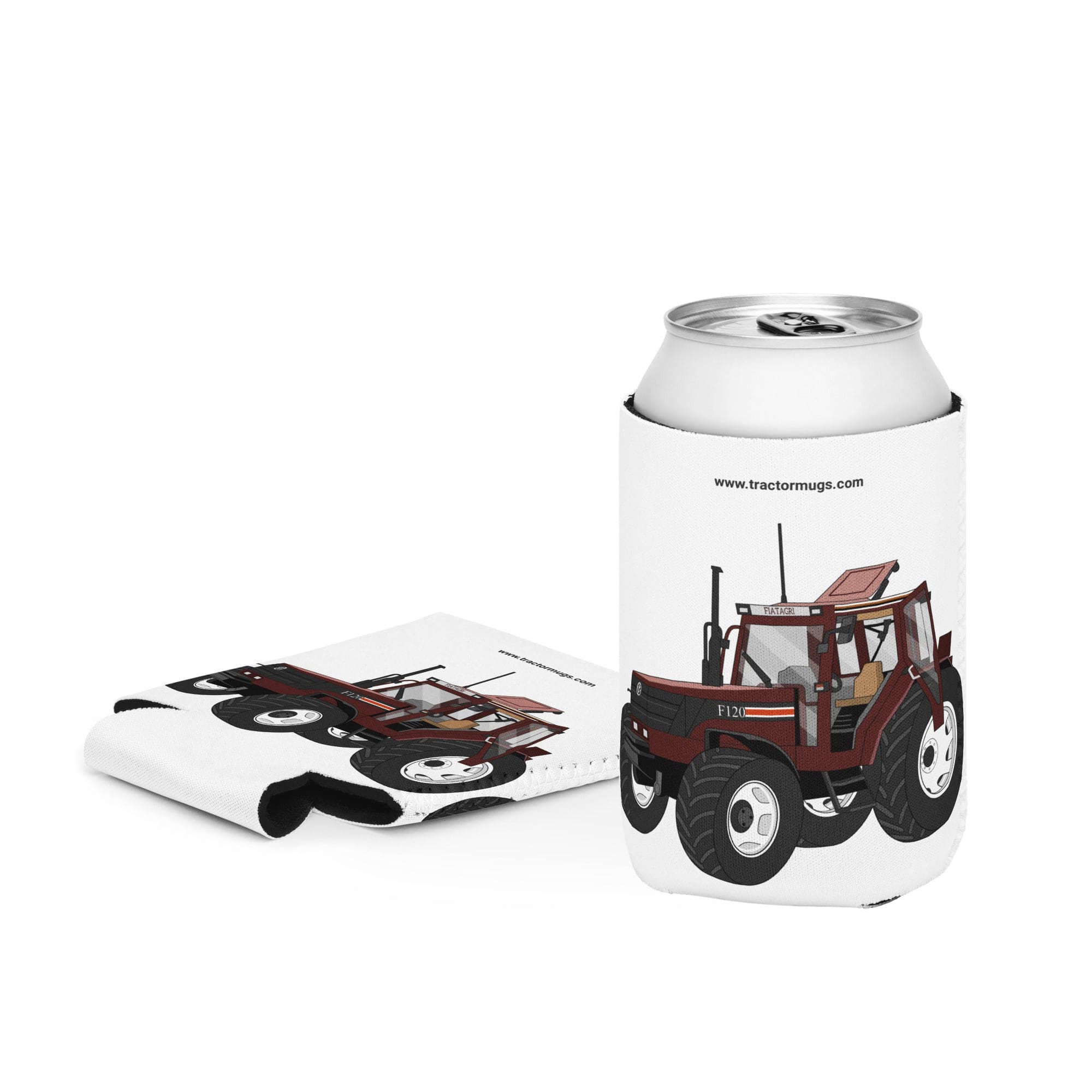 The Tractors Mugs Store Regular 12 oz Fiat F120 Winner Can cooler Quality Farmers Merch