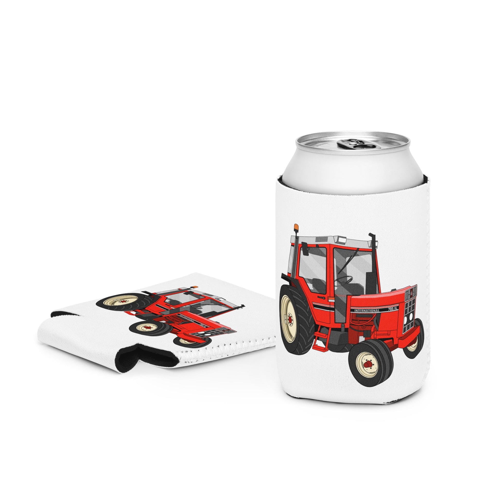 The Tractors Mugs Store Regular 12 oz International 785 Can cooler Quality Farmers Merch