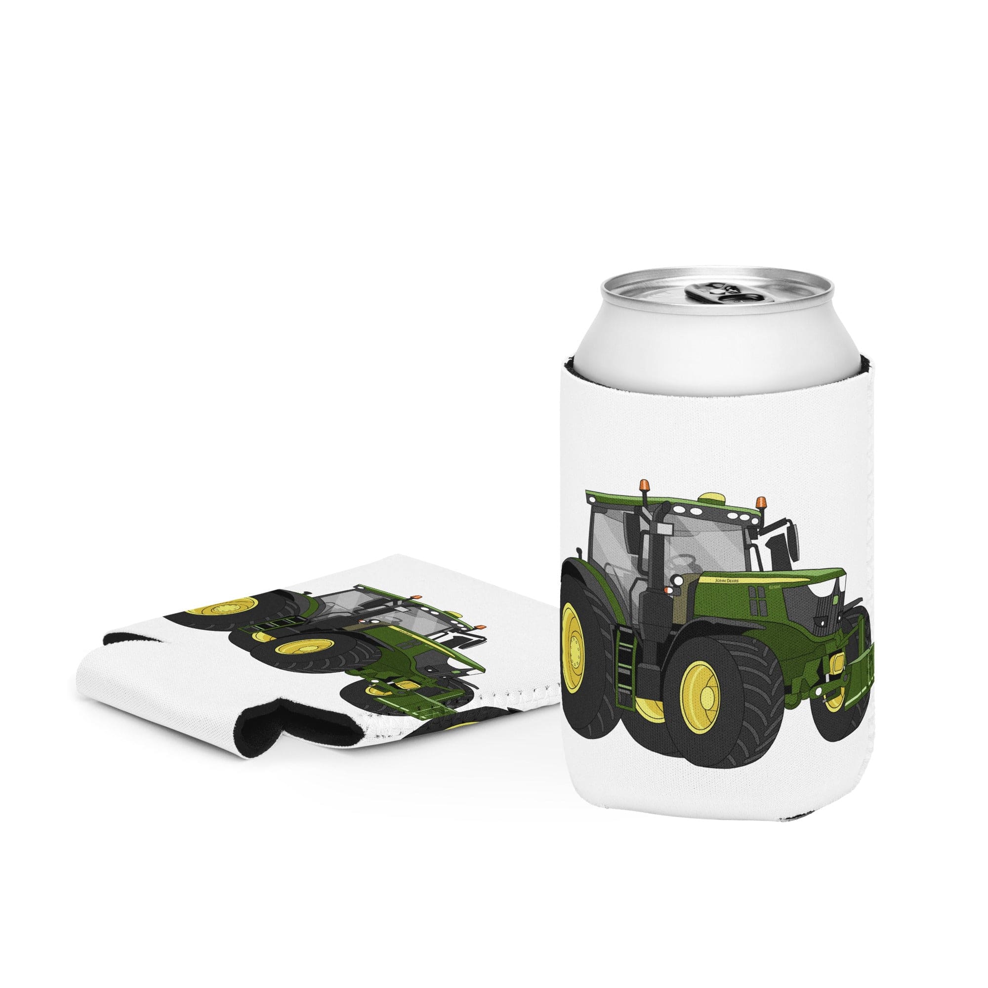 The Tractors Mugs Store Regular 12 oz John Deere 6R Can cooler Quality Farmers Merch