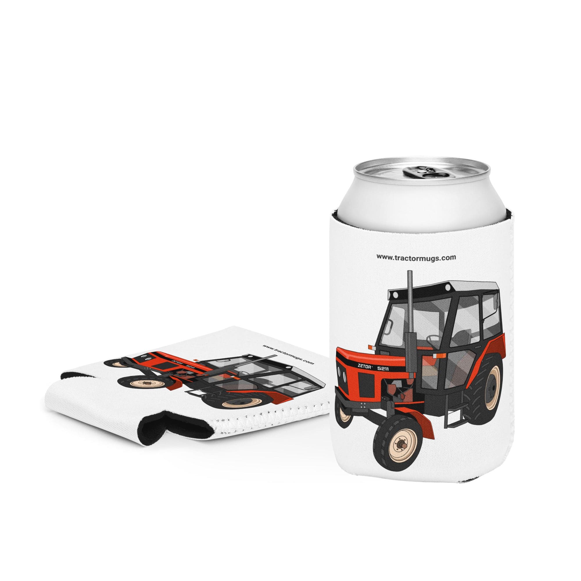 The Tractors Mugs Store Regular 12 oz Zetor 5211 Can cooler Quality Farmers Merch