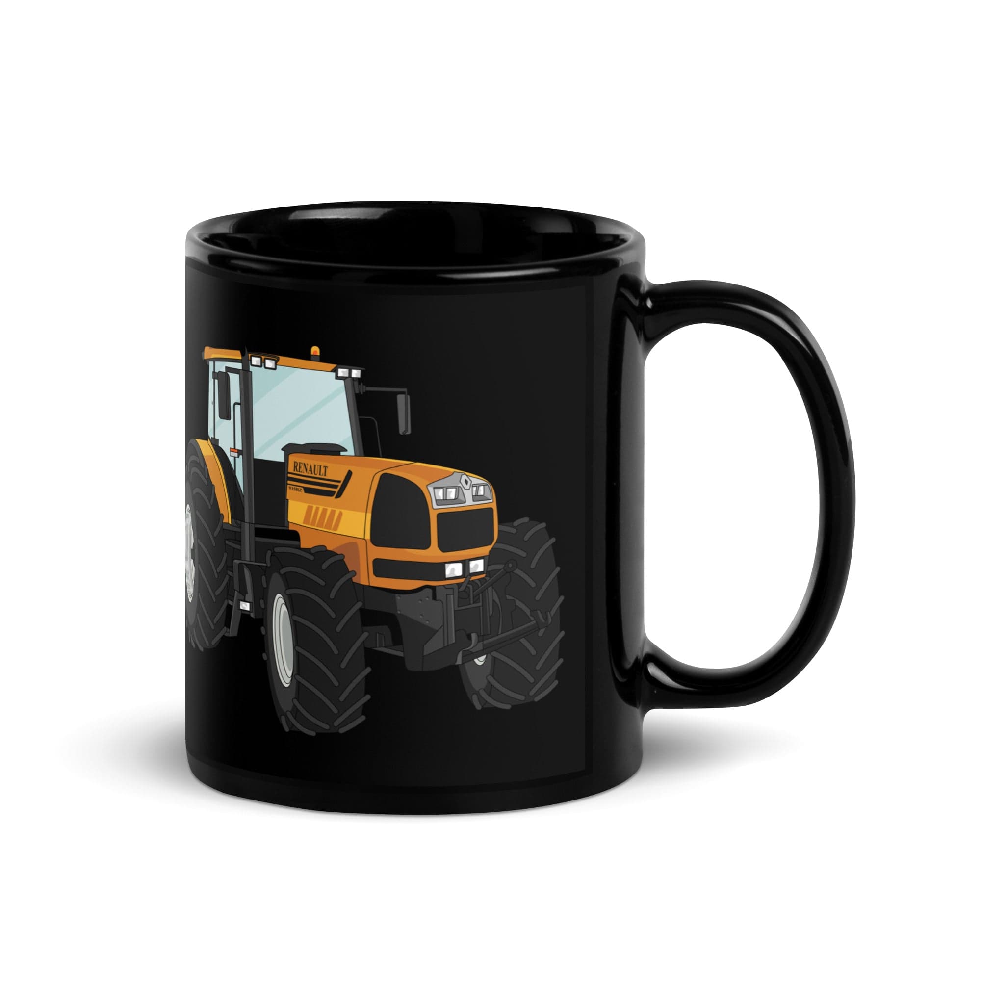 The Tractors Mugs Store Renault 935Rz Black Glossy Mug Quality Farmers Merch