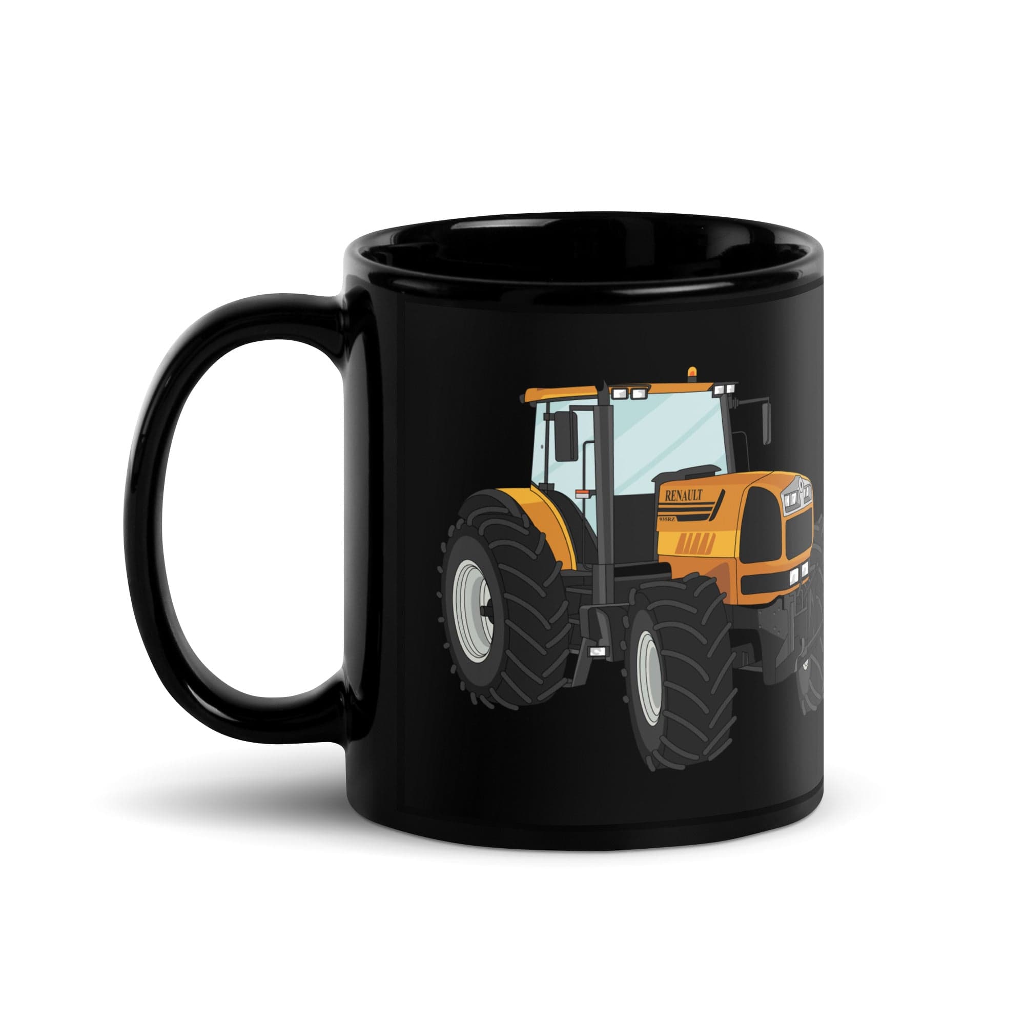 The Tractors Mugs Store Renault 935Rz Black Glossy Mug Quality Farmers Merch