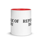 The Tractors Mugs Store Republic of Dairy Mug with Color Inside Quality Farmers Merch