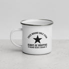 The Tractors Mugs Store Round Bale Star Enamel Mug Quality Farmers Merch