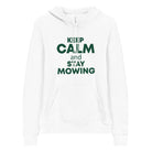 The Tractors Mugs Store S KEEP CALM and STAY MOWING Unisex hoodie Quality Farmers Merch