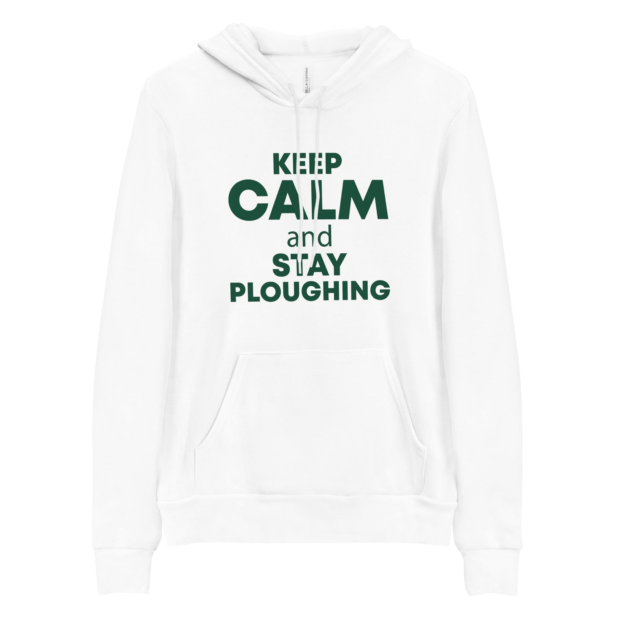 The Tractors Mugs Store S KEEP CALM and STAY PLOUGHING  Unisex hoodie Quality Farmers Merch