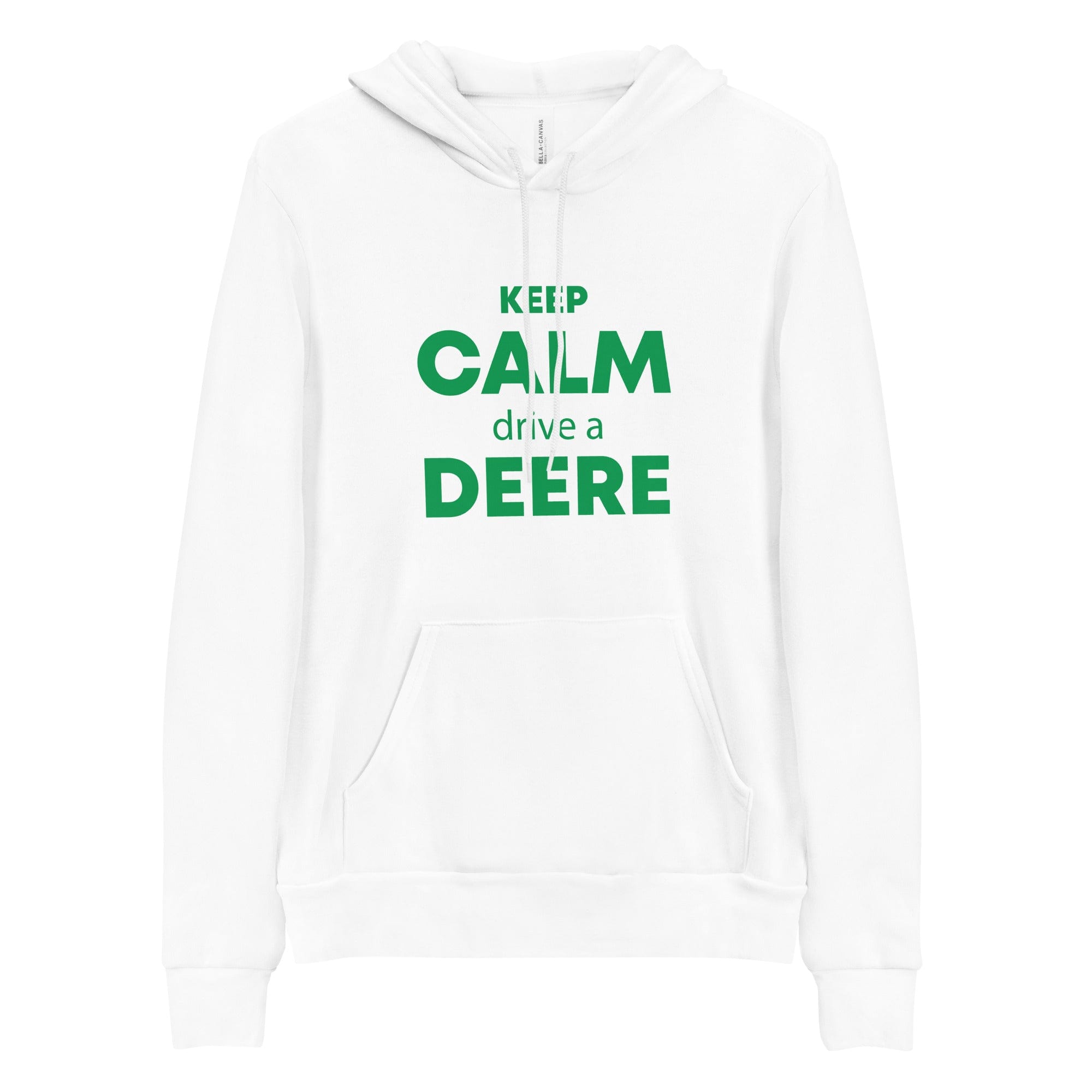 The Tractors Mugs Store S KEEP CALM drive a DEERE Unisex hoodie Quality Farmers Merch