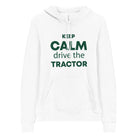 The Tractors Mugs Store S KEEP CALM drive the TRACTOR Unisex hoodie Quality Farmers Merch