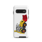 The Tractors Mugs Store Samsung Galaxy S10 JCB 3CX 70th Anniversary Edition Tough case for Samsung® Quality Farmers Merch