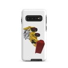 The Tractors Mugs Store Samsung Galaxy S10 JCB 3CX White Cabin 2WD Tough case for Samsung® Quality Farmers Merch