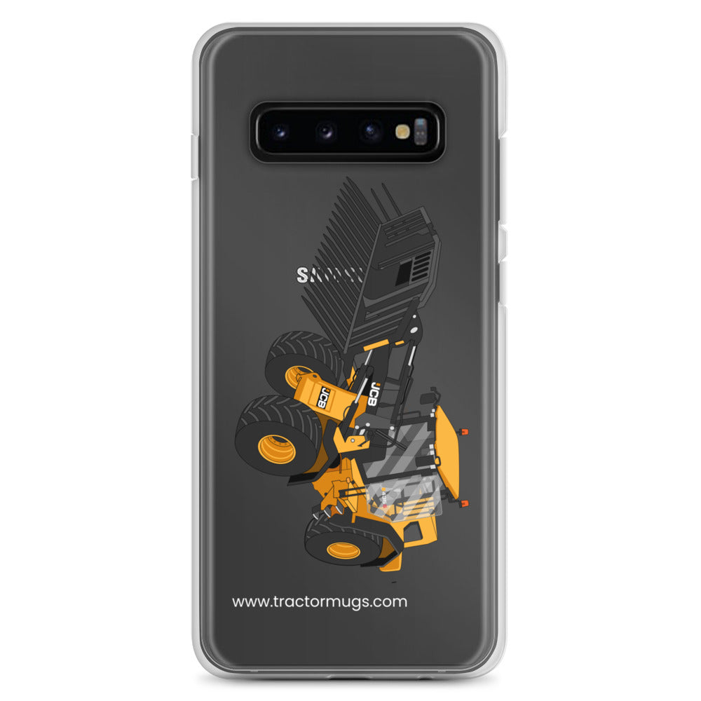 The Tractors Mugs Store Samsung Galaxy S10+ JCB 435 S Farm Master Clear Case for Samsung® Quality Farmers Merch