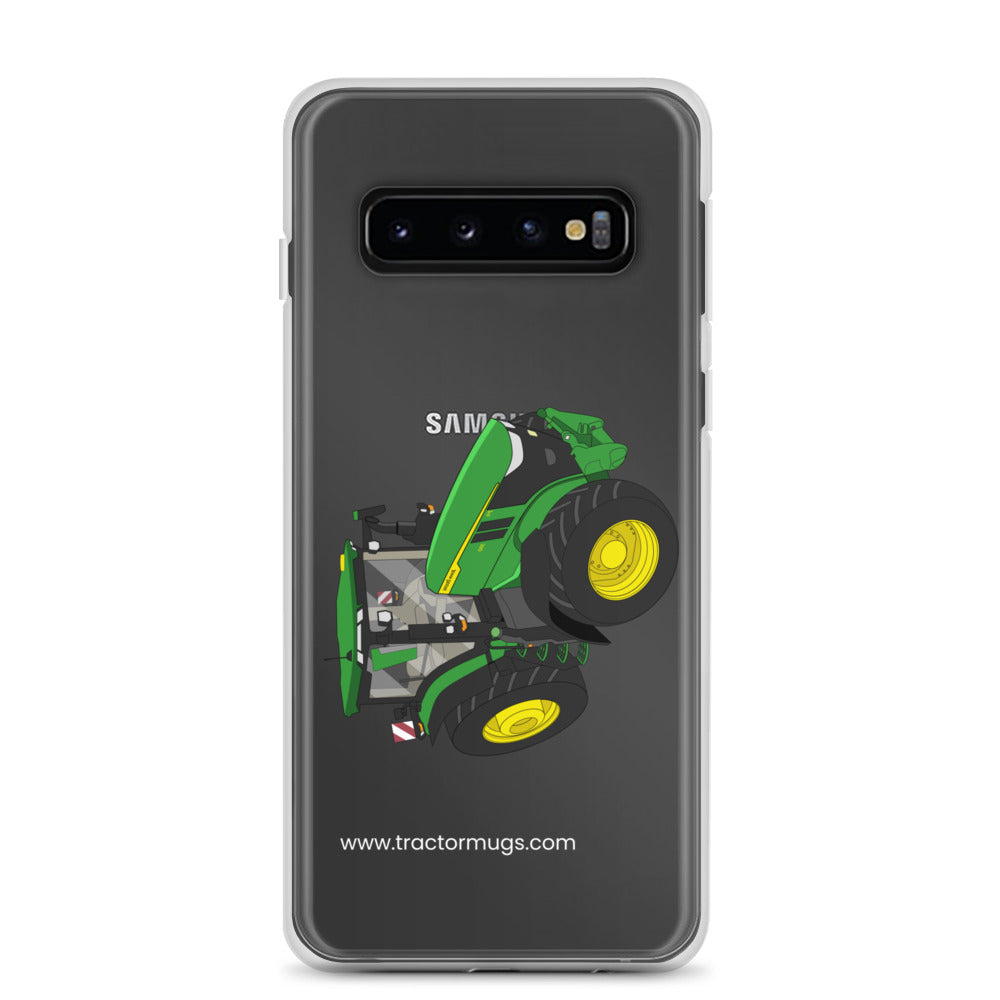 The Tractors Mugs Store Samsung Galaxy S10 John Deere 7R 350 auto powr Clear Case for Samsung® Quality Farmers Merch