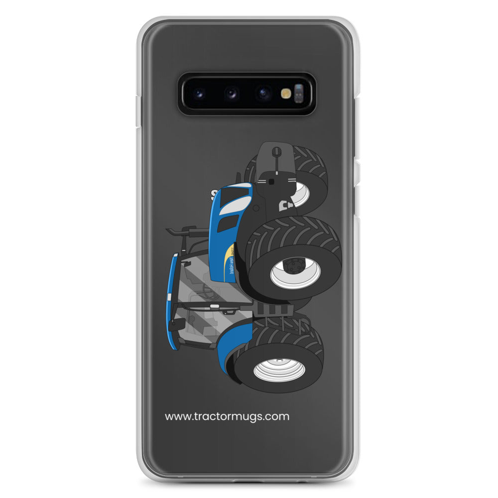 The Tractors Mugs Store Samsung Galaxy S10+ New Holland The 7040 -1 Clear Case for Samsung® Quality Farmers Merch