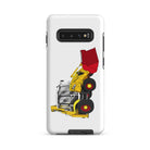 The Tractors Mugs Store Samsung Galaxy S10 Plus JCB 3CX 70th Anniversary Edition Tough case for Samsung® Quality Farmers Merch