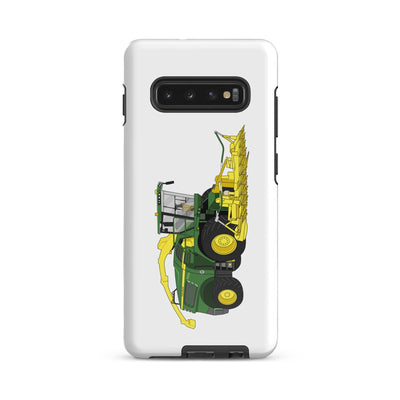 The Tractors Mugs Store Samsung Galaxy S10 Plus John Deere 8500i Forage Harvester Tough case for Samsung® Quality Farmers Merch
