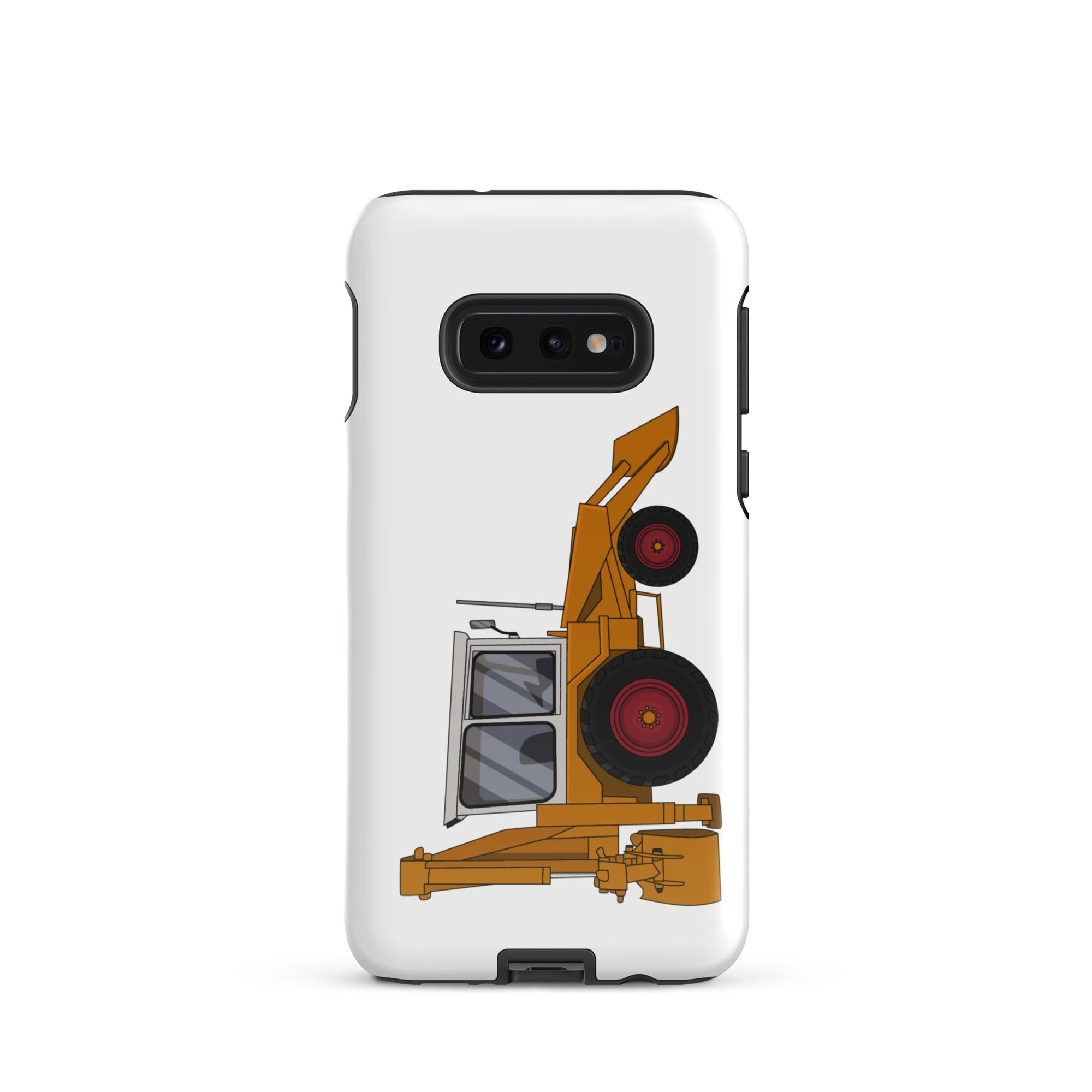 The Tractors Mugs Store Samsung Galaxy S10e JCB 3C Tough case for Samsung® Quality Farmers Merch