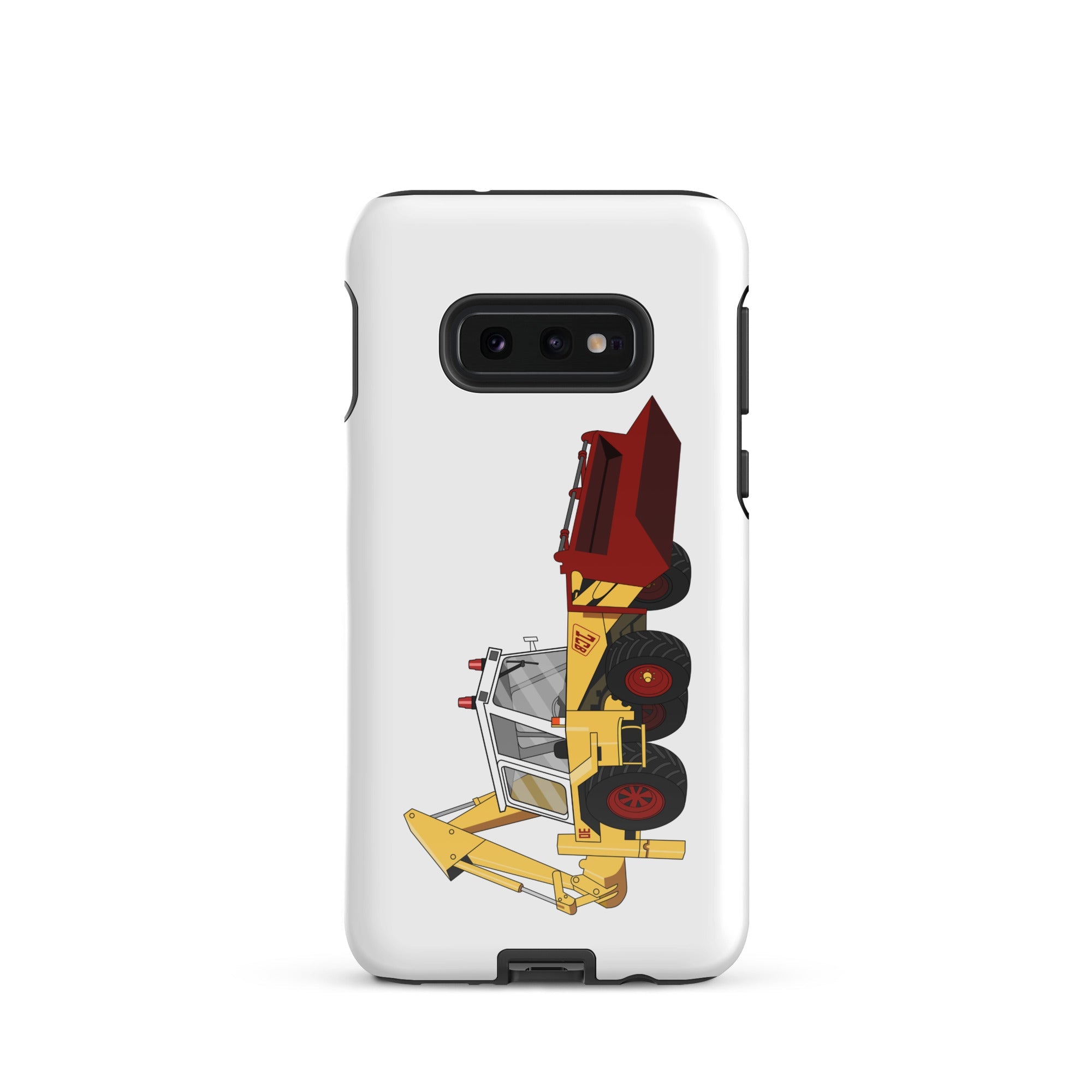 The Tractors Mugs Store Samsung Galaxy S10e JCB 3D (1975) Tough case for Samsung® Quality Farmers Merch