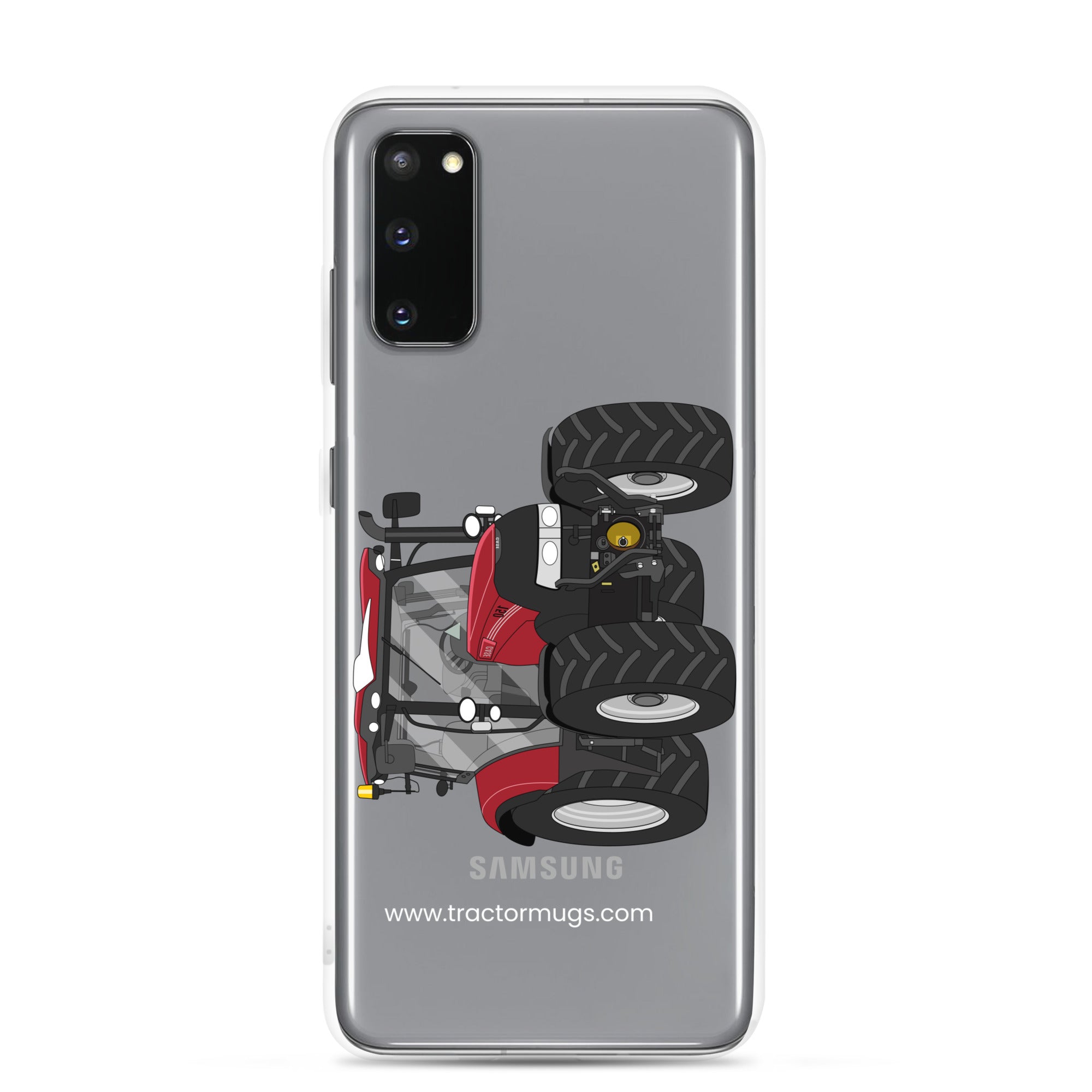 The Tractors Mugs Store Samsung Galaxy S20 Case IH Maxxum 150 Activedrive 8 Clear Case for Samsung® Quality Farmers Merch