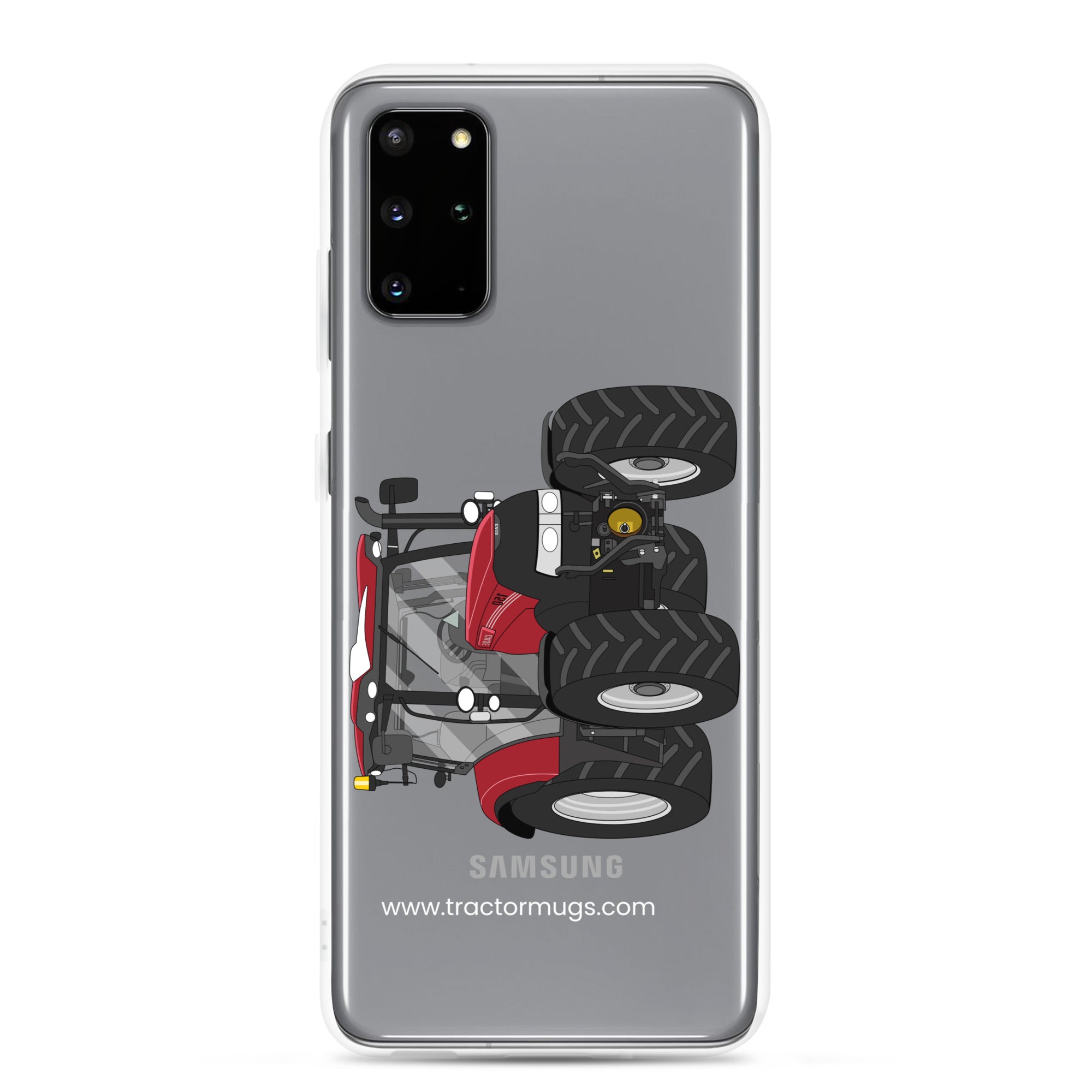 The Tractors Mugs Store Samsung Galaxy S20 Plus Case IH Maxxum 150 Activedrive 8 Clear Case for Samsung® Quality Farmers Merch