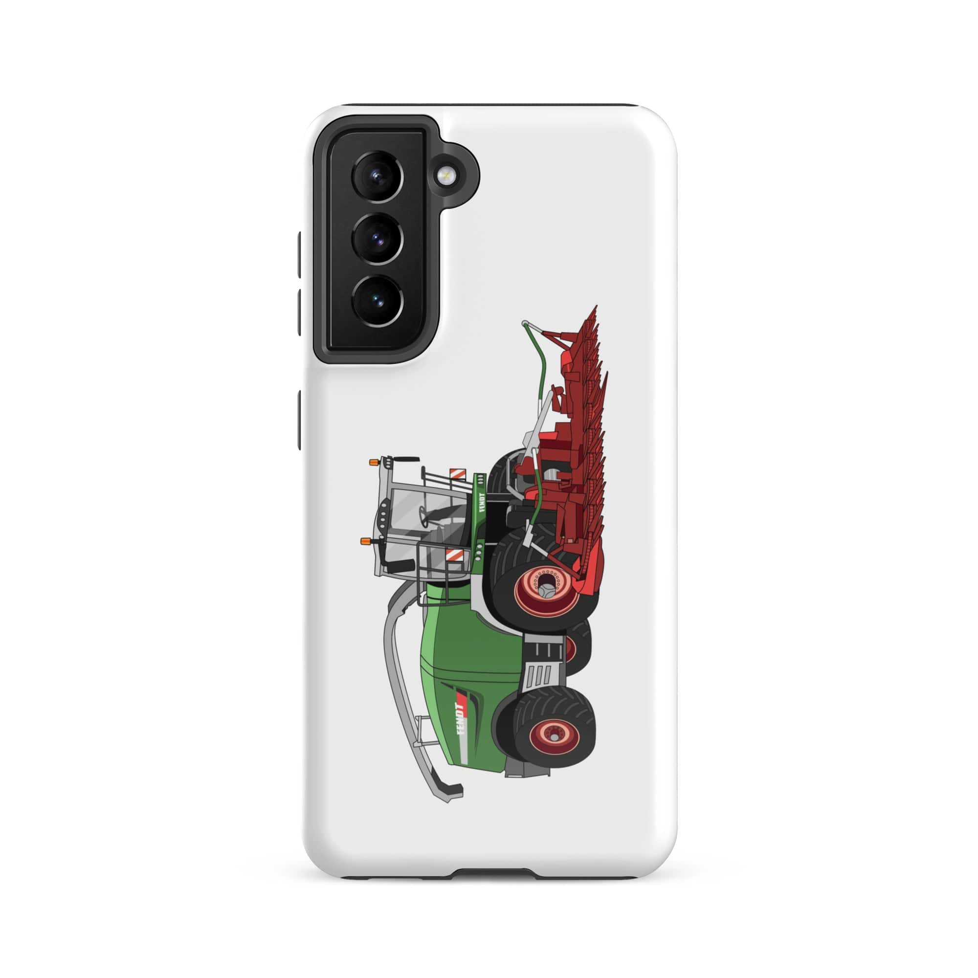 The Tractors Mugs Store Samsung Galaxy S21 FE Fendt Katana 85 Forage Harvester Tough case for Samsung® Quality Farmers Merch