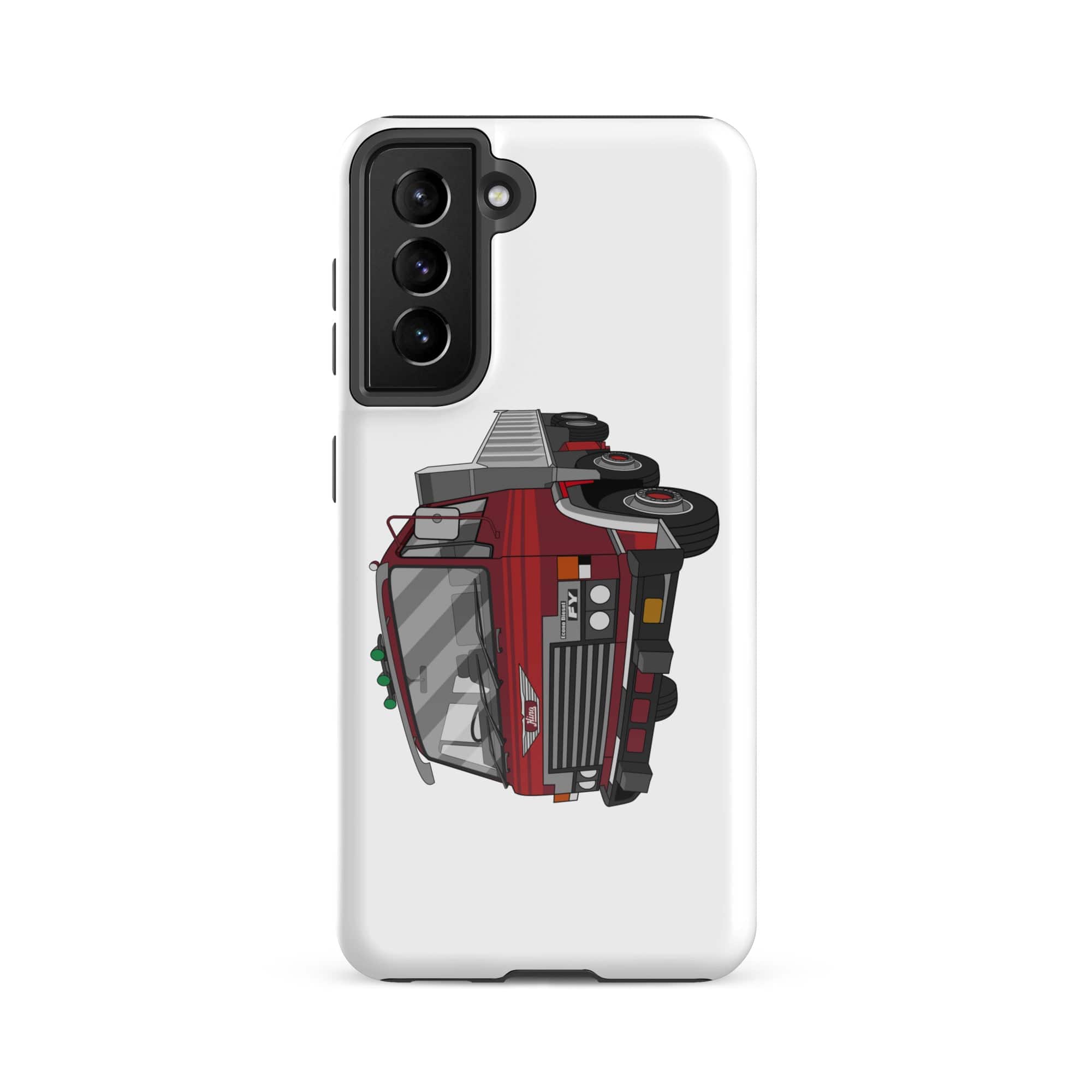 The Tractors Mugs Store Samsung Galaxy S21 FE Hino FY Tipper Tough case for Samsung® Quality Farmers Merch