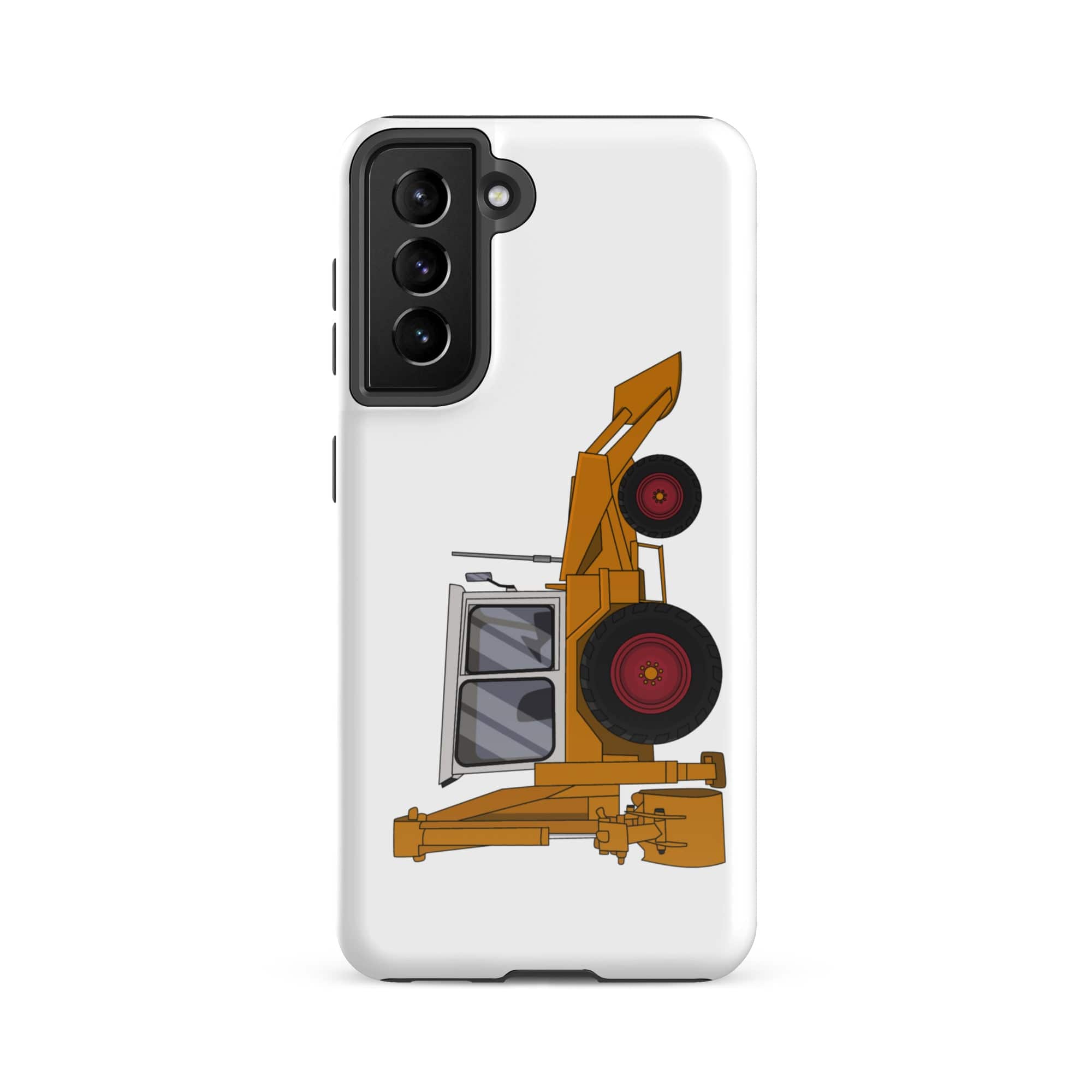 The Tractors Mugs Store Samsung Galaxy S21 FE JCB 3C Tough case for Samsung® Quality Farmers Merch