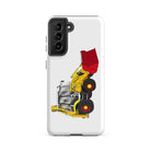 The Tractors Mugs Store Samsung Galaxy S21 FE JCB 3CX 70th Anniversary Edition Tough case for Samsung® Quality Farmers Merch