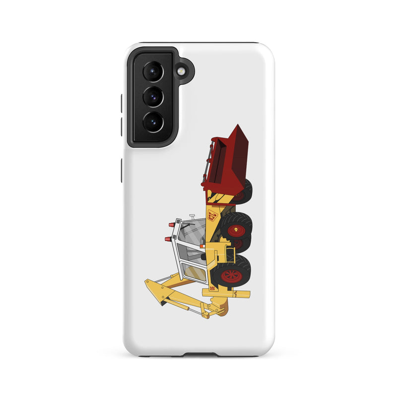 The Tractors Mugs Store Samsung Galaxy S21 FE JCB 3D (1975) Tough case for Samsung® Quality Farmers Merch