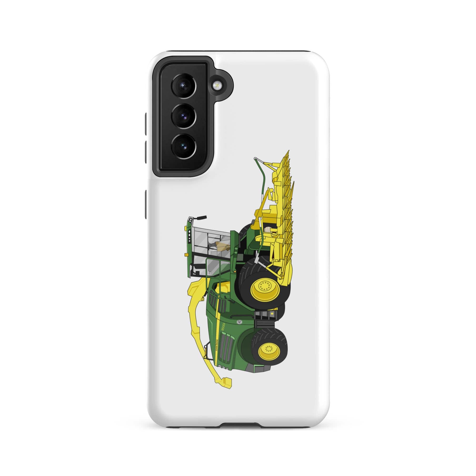 The Tractors Mugs Store Samsung Galaxy S21 FE John Deere 8500i Forage Harvester Tough case for Samsung® Quality Farmers Merch