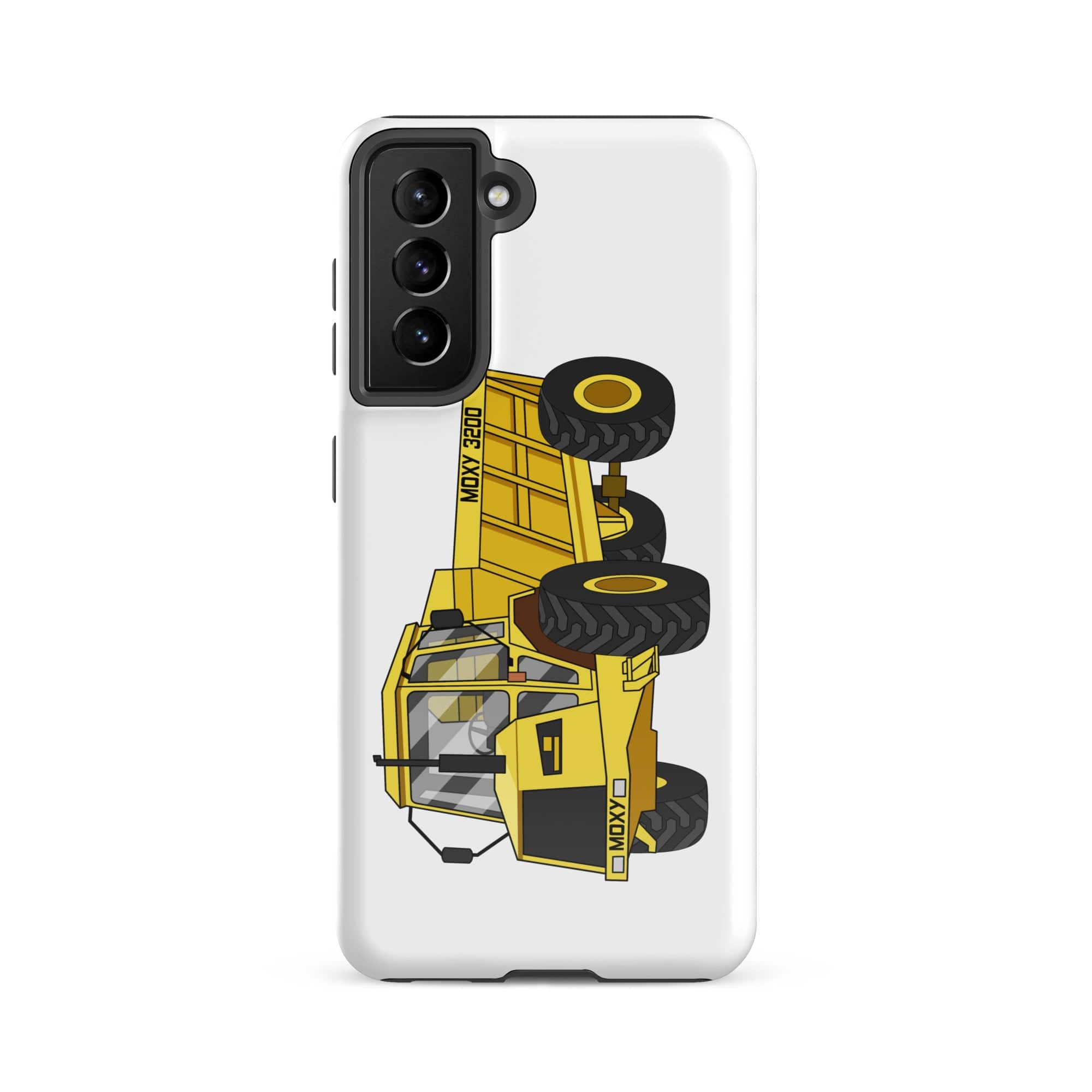 The Tractors Mugs Store Samsung Galaxy S21 FE Moxy 3200 Tough case for Samsung® Quality Farmers Merch