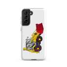 The Tractors Mugs Store Samsung Galaxy S21 JCB 3CX 70th Anniversary Edition Tough case for Samsung® Quality Farmers Merch